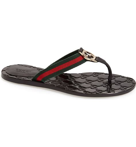 gucci gg gold sandals|gucci sandals nordstrom.